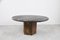 Brutalist Slate Stone Round Coffee Table, 1990s 10