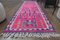 Vintage Turkish Pink Wool Kilim Runner Rug, 1970s 3