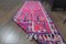 Vintage Turkish Pink Wool Kilim Runner Rug, 1970s, Image 4