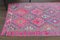 Vintage Turkish Pink Wool Kilim Runner Rug, 1970s 6