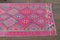 Vintage Turkish Pink Wool Kilim Runner Rug, 1970s 4