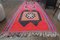 Vintage Turkish Pink Wool Kilim Rug Runner Rug, 1970s, Image 2