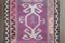 Vintage Turkish Pink Wool Kilim Runner Rug, 1960s 8