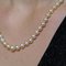 French Pearl Necklace with 18 Karat Yellow Gold Clasp, 1980s 10