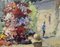 Yuriy Demiyanov, Paisaje con cipreses, 2020, óleo sobre lienzo, Imagen 2
