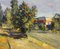 Yuriy Demiyanov, Rowan by the Road, 2022, óleo sobre lienzo, Imagen 1