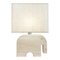 Lámpara de mesa con forma de elefante de travertino de Fratelli Mannelli para Signa, años 70, Imagen 1