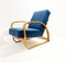 Bentwood Armchair with Adjustable Back by Jindrich Halabala, Czech Republic, 1940s 3