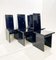 Constructivist Black Wooden Dining Chairs, Hungary, 1930s, Set of 6 5