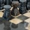 French Stone Chess Board, 1940s 9