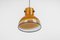 Brown Glass Pendant Light from Peill & Putzler, Germany, 1970s, Image 4