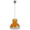 Brown Glass Pendant Light from Peill & Putzler, Germany, 1970s 2