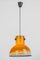 Brown Glass Pendant Light from Peill & Putzler, Germany, 1970s 7