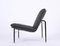 Swiss Aluline Lounge Chairs in Black Leather by Andre Vandenbeuck for Strässle, 1960s, Set of 2, Image 10