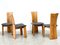 Brutalist Oak Chairs, 1970s, Set of 4, Image 4