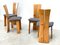 Brutalist Oak Chairs, 1970s, Set of 4 3