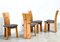 Brutalist Oak Chairs, 1970s, Set of 4 2