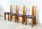 Brutalist Oak Chairs, 1970s, Set of 4 7
