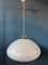 Lámpara colgante era espacial en forma de hongo blanco, años 70, Imagen 6