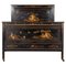 English Lacquered Chinoiserie Double Bed, 1910s 1