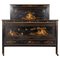 English Lacquered Chinoiserie Double Bed, 1910s, Image 1