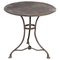 French Painted Arras Iron Side Table, 1910s, Image 1