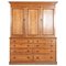 Large English Ash Housekeepers Cupboard, 1880s, Image 1