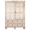 Large English Pine Housekeepers Cupboard, 1850s, Image 1