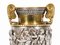 Urne cinerarie Grand Tour in bronzo argentato, Francia, XIX secolo, set di 2, Immagine 4