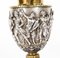Urne cinerarie Grand Tour in bronzo argentato, Francia, XIX secolo, set di 2, Immagine 8