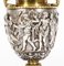 Urne cinerarie Grand Tour in bronzo argentato, Francia, XIX secolo, set di 2, Immagine 3
