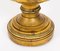 Vitrina de pedestal cilíndrica francesa de madera dorada, siglo XIX, Imagen 11
