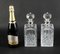 20th Century Cut Crystal Glass Liqueur Decanters, Birmingham, 1978, Set of 2 13