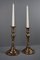 17th Century French Copper Candleholders, Set of 2, Image 2