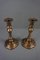 17th Century French Copper Candleholders, Set of 2 3