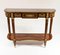 French Empire Marquetry Inlay Console Tables, Set of 2 1