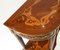 French Empire Marquetry Inlay Console Tables, Set of 2, Image 11