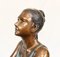 Bronze Seated Ballet Dancer Degas Ballerina Statue 3