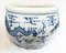 Chinese Blue and White Porcelain Nanking Dragon Planters, Set of 2 7