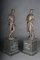 Estatuas de trabajadores del metal del gremio de artesanos grandes de bronce. Juego de 2, Imagen 8