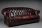 Englisches 3-Sitzer Chesterfield Sofa aus Leder 12