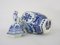 Blue and White Delfts Sphinx Vase from Boch Holland, 1950s 10
