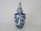 Blue and White Delfts Sphinx Vase from Boch Holland, 1950s 2