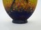 Art Deco Vase aus orange-gelbem Marmoreal Glas von Delatte Nancy, 1930er 8