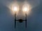 Vintage Guariche Doppelwandlampen im Rockabilly Stil, 1950er, 2er Set 2
