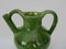 Vintage Water Jug in Green Glazed Terracotta, Southwestern France 4