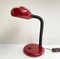 Lámpara de escritorio vintage roja, Alemania, Imagen 2