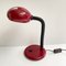Lámpara de escritorio vintage roja, Alemania, Imagen 1