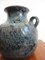 French Enameled Earthenware Vase from Puisaye, Image 3
