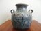 French Enameled Earthenware Vase from Puisaye, Image 1